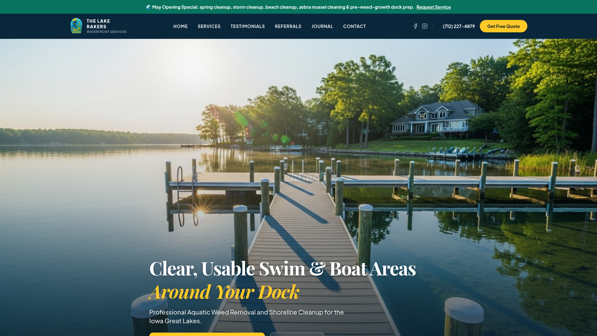 The Lake Rakers website